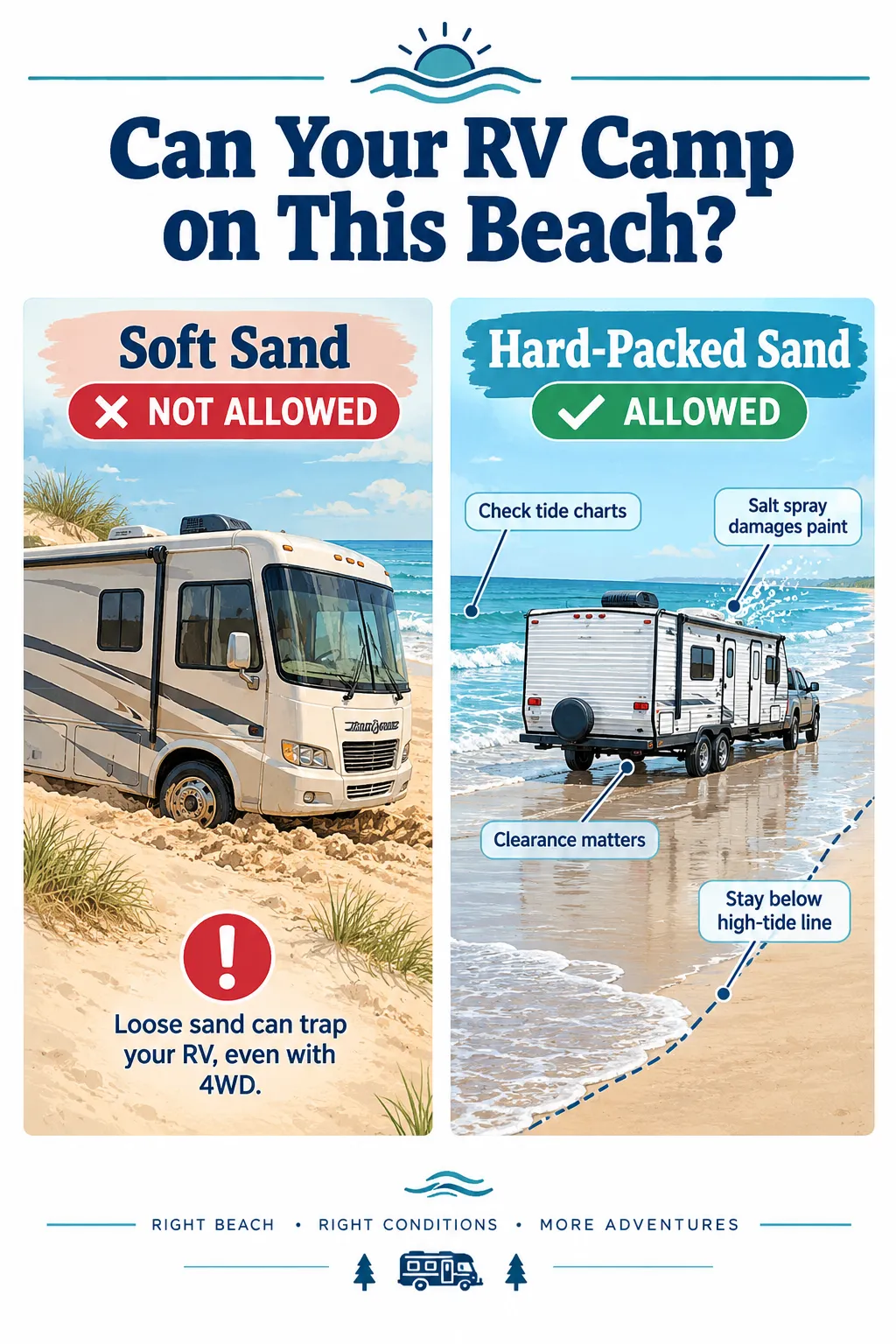 Why Most "Secret" RV Beach Camping Isn't What It Seems