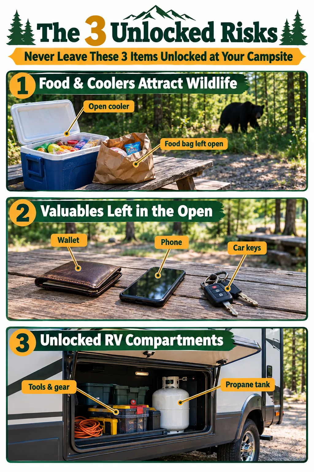 Why Never Leave These 3 Items Unlocked at Your Campsite Matters So Much