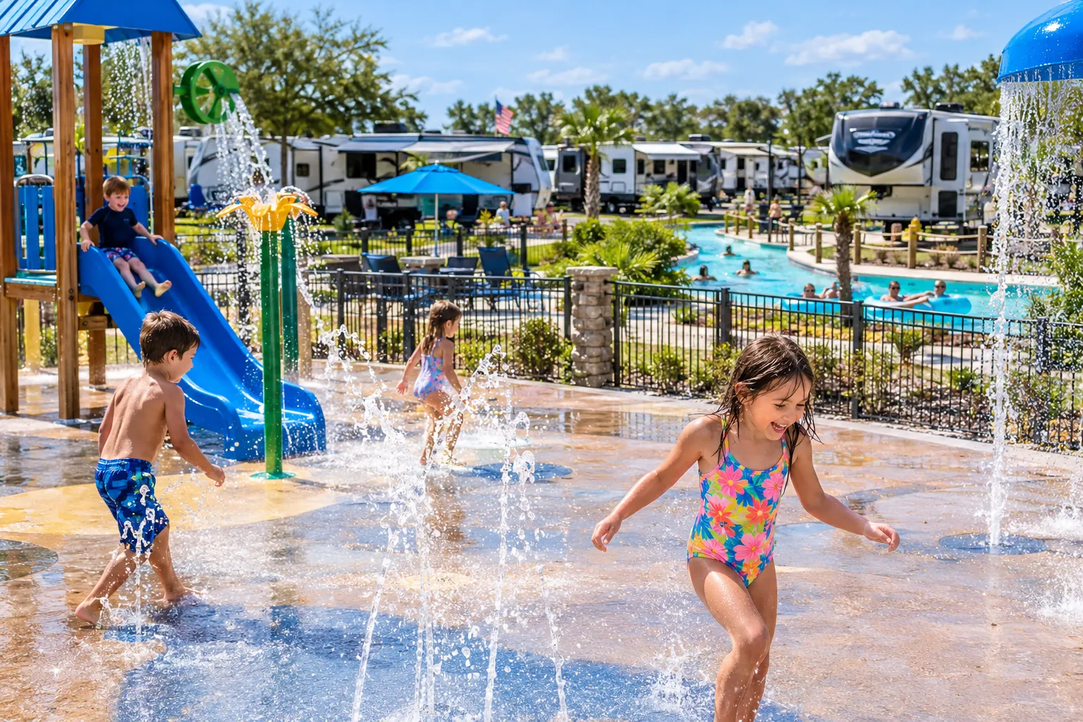 Why RV Parks with Water Parks & Splash Pads Are Taking Over Summer Travel